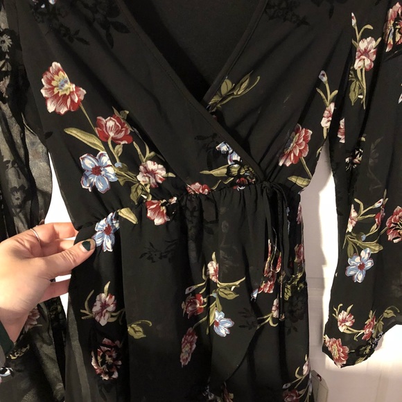 Faux wrap dress - Picture 4 of 8